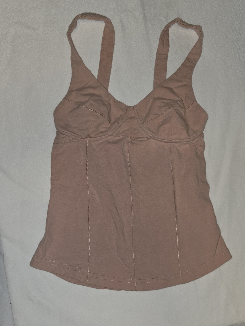 Free People sweetheart seam tank top